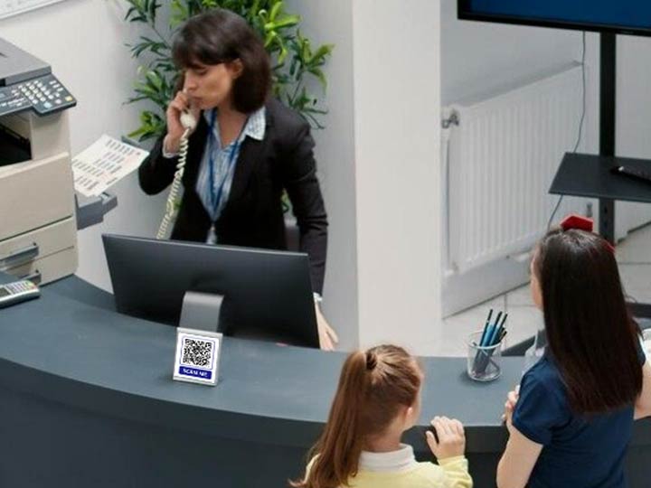 QRコードを表示